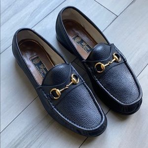 Black Gucci Horsebit Loafers